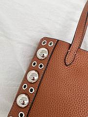 Kitlife Valentino Garavani Nellcôte Mini Shopping Bag Brown 21x16x5cm - 3