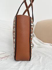 Kitlife Valentino Garavani Nellcôte Mini Shopping Bag Brown 21x16x5cm - 2
