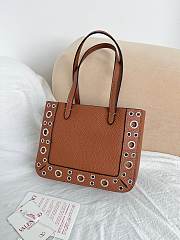 Kitlife Valentino Garavani Nellcôte Mini Shopping Bag Brown 21x16x5cm - 6
