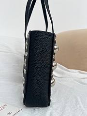 Kitlife Valentino Garavani Nellcôte Mini Shopping Bag Black 21x16x5cm - 6