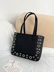 Kitlife Valentino Garavani Nellcôte Mini Shopping Bag Black 21x16x5cm - 3