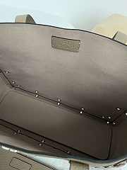 Kitlife Valentino Garavani Nellcôte Medium Shopping Bag In Grey Grainy Calfskin 40x30x13cm - 2
