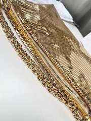 Kitlife Jimmy Choo Callie Clutch Gold 24x20x3.5cm - 2