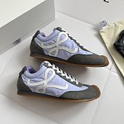 Kitlife Loewe 24 Ballet Runner Gump Sneakers Purple & Grey - 6