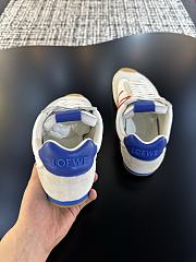 Kitlife Loewe Dexun Sports Shoes Beige, Blue & Red - 2