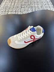 Kitlife Loewe Dexun Sports Shoes Beige, Blue & Red - 6