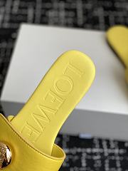 Kitlife Loewe 25SS Flat Slippers Yellow - 4