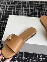 Kitlife Loewe 25SS Flat Slippers Brown - 4