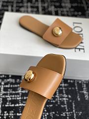 Kitlife Loewe 25SS Flat Slippers Brown - 3