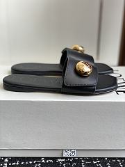 Kitlife Loewe 25SS Flat Slippers Black - 6