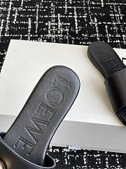 Kitlife Loewe 25SS Flat Slippers Black - 2