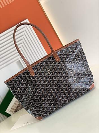 Kitlife Goyard Artois Bag PM Bag Brown & Black 41x23.5x13cm