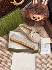 Kitlife Gucci Horsebit Espadrille Espadrille Shoes Cream - 3