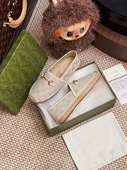 Kitlife Gucci Horsebit Espadrille Espadrille Shoes Cream - 6