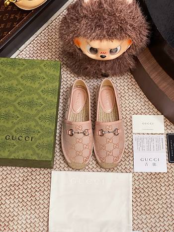 Kitlife Gucci Horsebit Espadrille Espadrille Shoes Beige