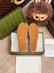 Kitlife Gucci Horsebit Espadrille Espadrille Shoes Beige & Blue - 6