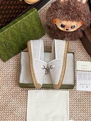 Kitlife Gucci Horsebit Espadrille Espadrille Shoes White - 3