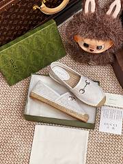 Kitlife Gucci Horsebit Espadrille Espadrille Shoes White - 4