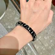 Kitlife Chanel Double C Letter Bracelet Black Letter - 6
