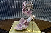 Kitlife Rene Caovilla Floriane Sandals Pink 95mm  - 5