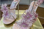 Kitlife Rene Caovilla Floriane Sandals Pink 95mm  - 2