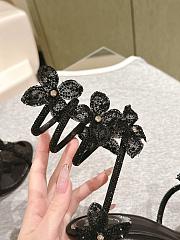 Kitlife Rene Caovilla Floriane Sandals Black 95mm - 2
