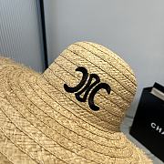 Kitlife Celine Raffia Straw Hat With Raw Edges - 4