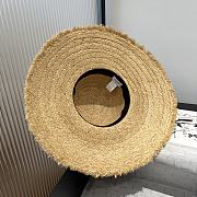 Kitlife Celine Raffia Straw Hat With Raw Edges - 2