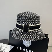 Kitlife Chanel Straw Hat Black - 5