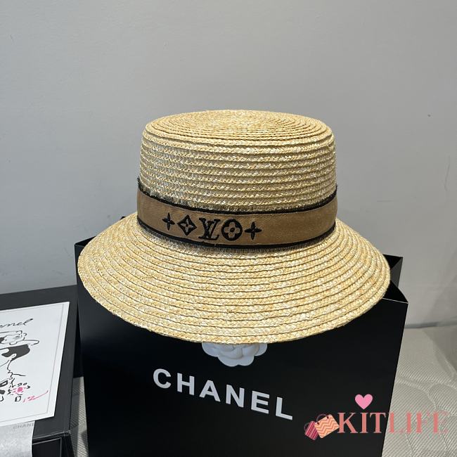 Kitlife Louis Vuitton Donkey Straw Hat - 1