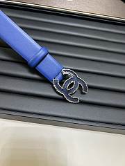 Kitlife Chanel Blue Lambskin Belt - 6