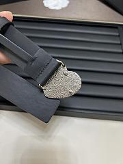 Kitlife Chanel Blue Lambskin Belt Heart Buckle - 2