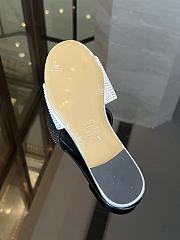 Kitlife Fendi By Marc Jacobs Slides With Silver Rhinestones - 3