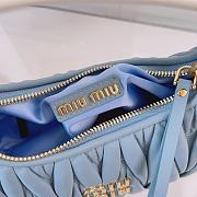 Kitlife Miu Miu Wander Bag Blue 5BC125 23x13x7cm - 5
