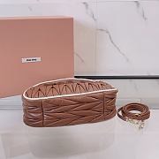 Kitlife Miu Miu Wander Bag Brown 5BC125 23x13x7cm - 2