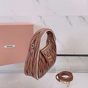 Kitlife Miu Miu Wander Bag Brown 5BC125 23x13x7cm - 3