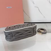 Kitlife Miu Miu Wander Bag Grey 5BC125 23x13x7cm - 2