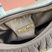Kitlife Miu Miu Wander Bag Grey 5BC125 23x13x7cm - 4