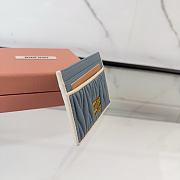 Kitlife Miu Miu Card Holder Blue 5MC076 8x10.5cm - 6