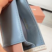 Kitlife Miu Miu Card Holder Blue 5MC076 8x10.5cm - 2