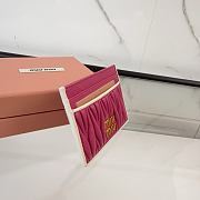 Kitlife Miu Miu Card Holder Pink 5MC076 8x10.5cm - 5