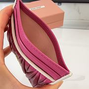 Kitlife Miu Miu Card Holder Pink 5MC076 8x10.5cm - 4