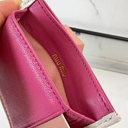 Kitlife Miu Miu Card Holder Pink 5MC076 8x10.5cm - 2