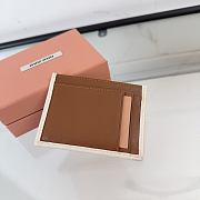 Kitlife Miu Miu Card Holder Brown 5MC076 8x10.5cm - 5