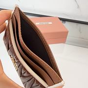 Kitlife Miu Miu Card Holder Brown 5MC076 8x10.5cm - 4