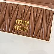 Kitlife Miu Miu Card Holder Brown 5MC076 8x10.5cm - 2