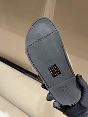 Kitlife Fendi Feel FF Baguette Fabric Sandals Straw & Brown - 2