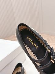 Kitlife Prada Black Leather Ballerina Shoes - 3