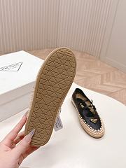 Kitlife Prada Black Leather Ballerina Shoes - 4
