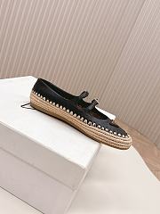 Kitlife Prada Black Leather Ballerina Shoes - 5